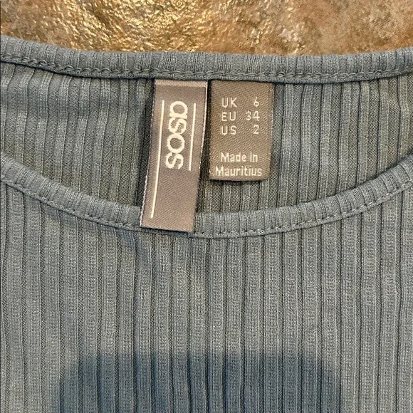 ASOS Navy Ribbed Knit Tops set - Picture 3 of 3